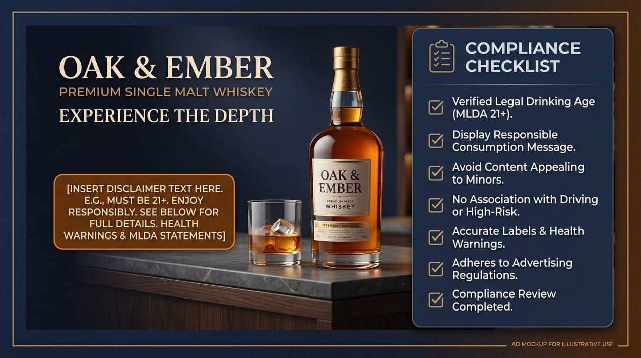 Alcohol Ad Disclaimers: What to Include, Where, and Why It Matters