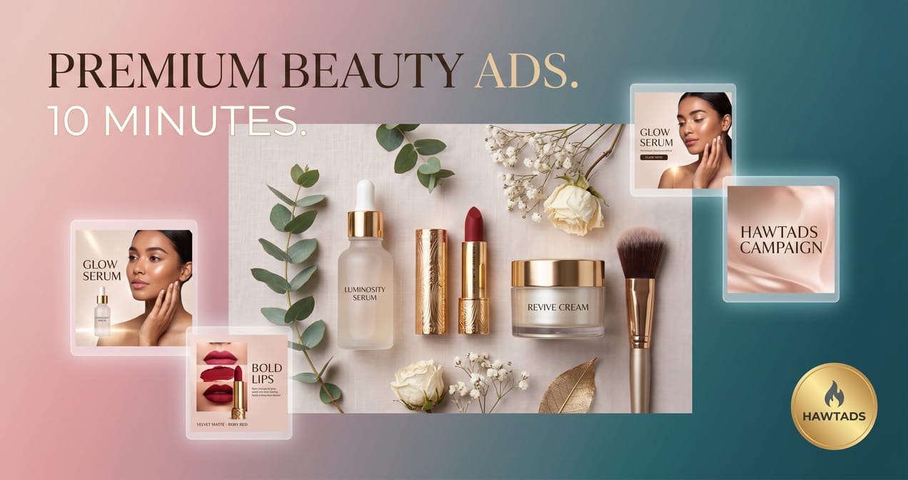 Health & Beauty Brands: Create Stunning Ad Campaigns in Minutes with AI Creative Automation