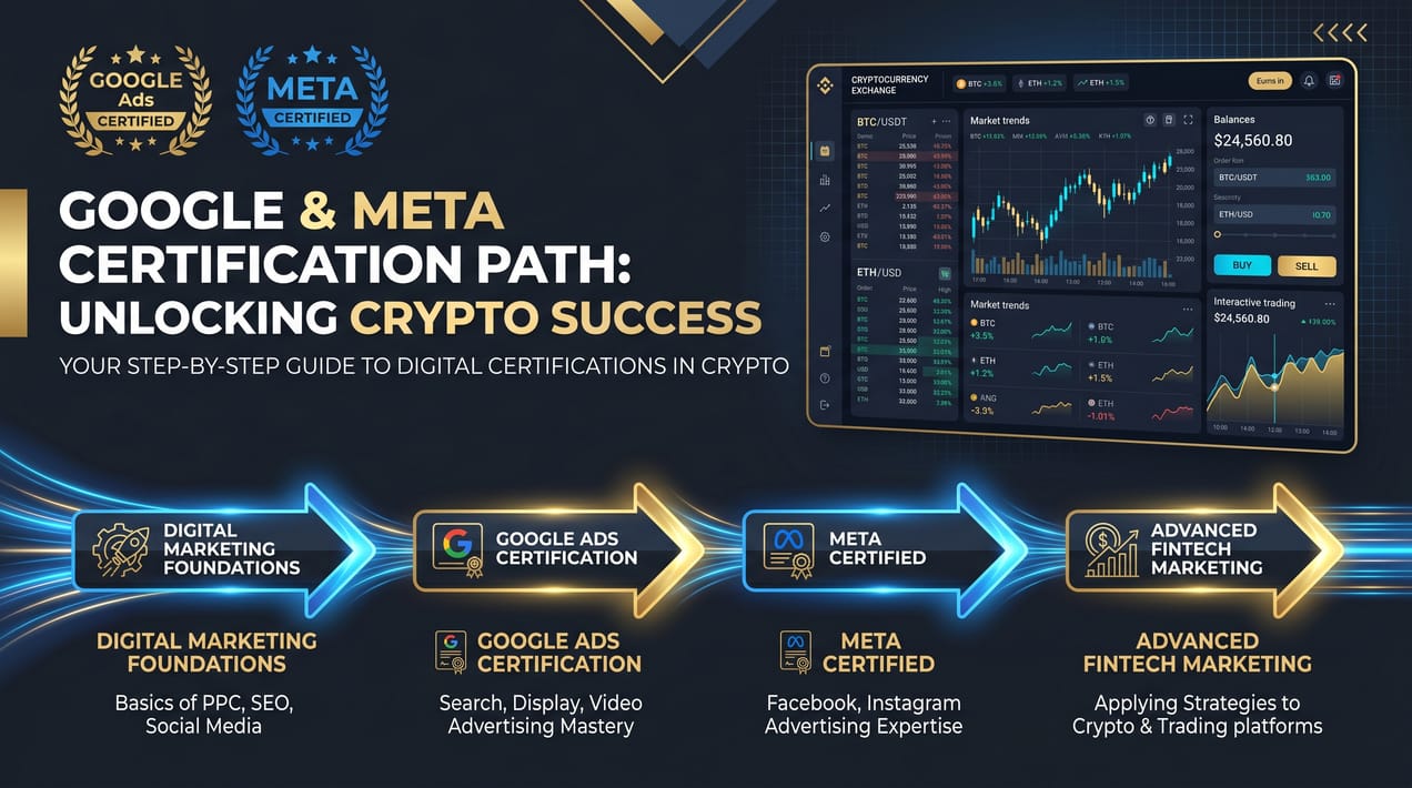 Crypto Exchange Advertising: Getting Certified on Google and Meta