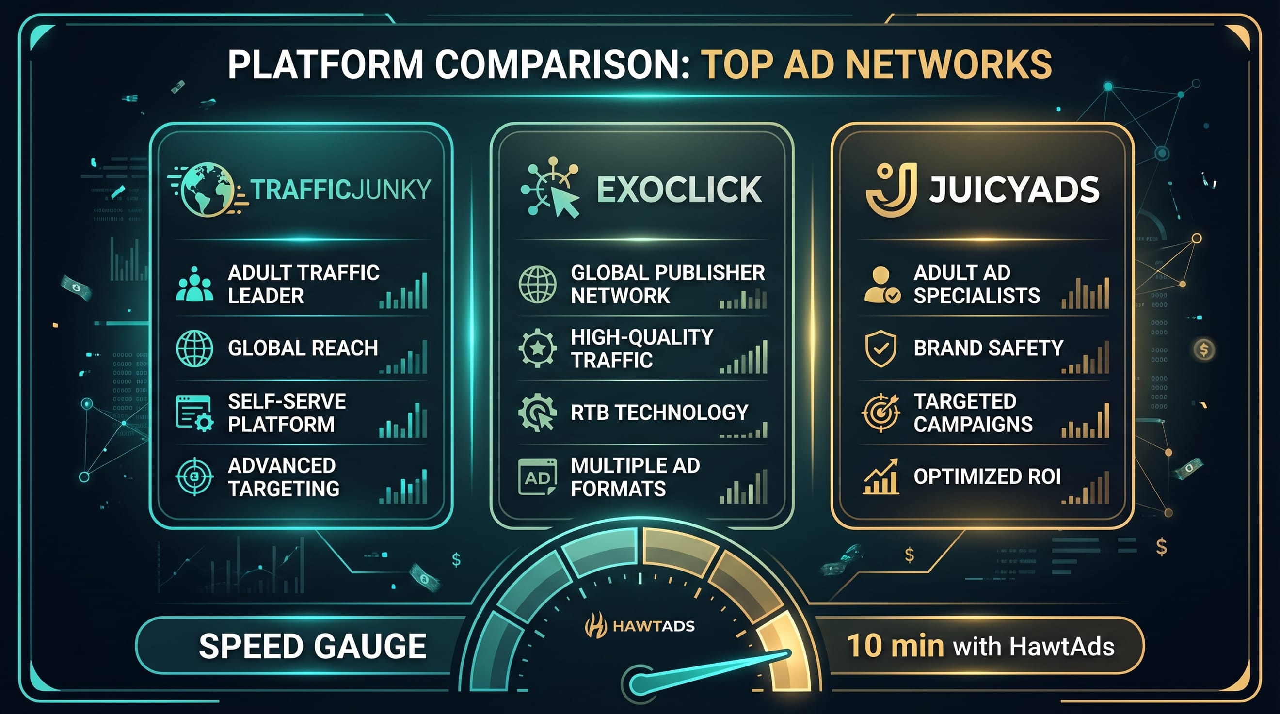 TrafficJunky vs ExoClick vs JuicyAds: Which Platform Needs Better Creatives (And How to Make Them Fast)